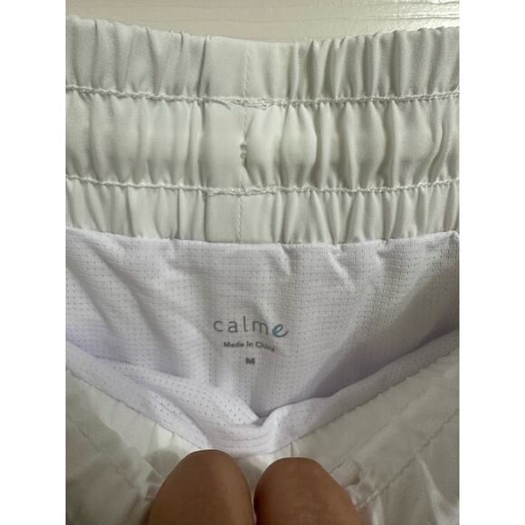 Calme by Johnny Was elements hike shorts white size Medium NEW - Picture 3 of 6